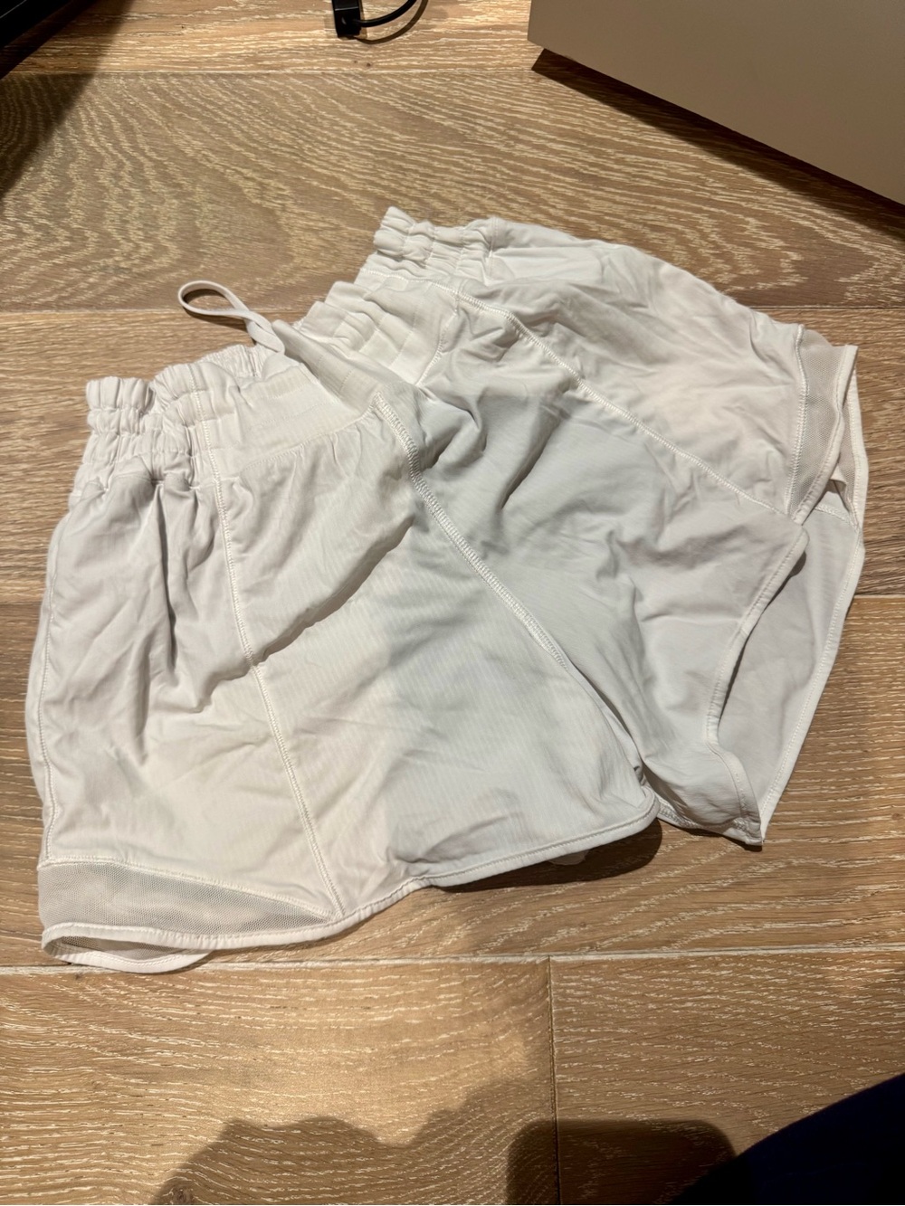 lululemon athletica Cream Drawstring Waist Shorts